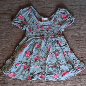 The Children's Place Blue and Pink Floral Dress